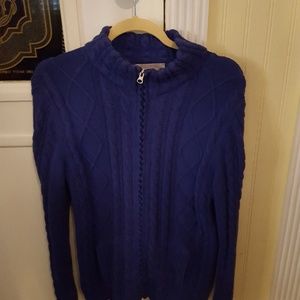 Liz Claiborne zip up sweater